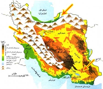 رشته کوه های ایران کدامند؟