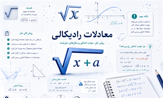 معادلات رادیکالی چیست؟ روش حل، جواب اضافی و مثال‌های حل‌شده