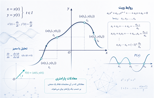 معادلات پارامتری چیست؟ روش‌های تحلیل با ممیز و روابط ویت، با مثال