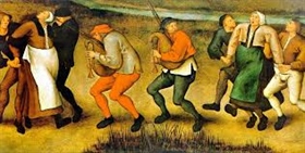طاعون رقص سال 1518 چه بود؟