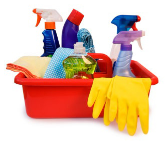 cleaning supplies : وسایل نظافت