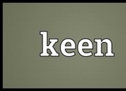 معانی مختلف واژه keen