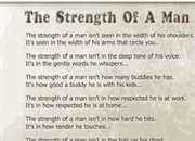 متن آموزنده انگلیسی با ترجمه فارسی -|- قدرت و صلابت یک مرد