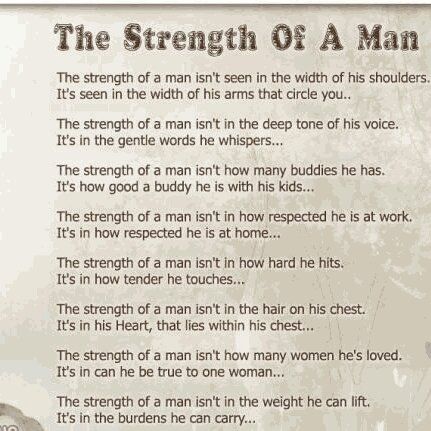 متن آموزنده انگلیسی با ترجمه فارسی -|- قدرت و صلابت یک مرد