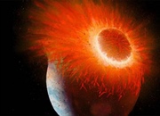 احتمالا زمین در اثر برخورد و ادغام دو سیاره‌ی دیگر به وجود آمده است