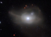 کهکشانی با دو سیاه چاله هم مرکز احتمالی