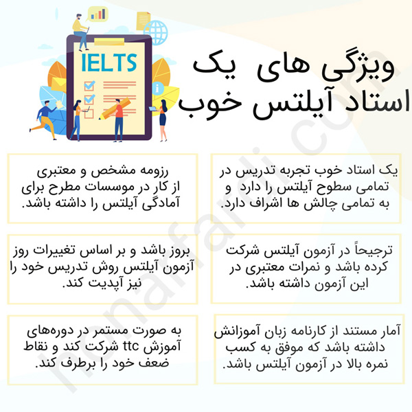 8 بهترین اساتید آیلتس در تهران و شهرهای بزرگ+ تماس
