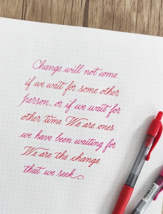 آموزش خوش خطی انگلیسی در 30 روز (گام به گام)