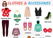 لیست انواع پوشاک و لباس به انگلیسی (زنانه و مردانه)