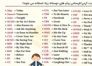 200 مخفف رایج زبان انگلیسی (برای آزمون زبان+ چت مجازی)