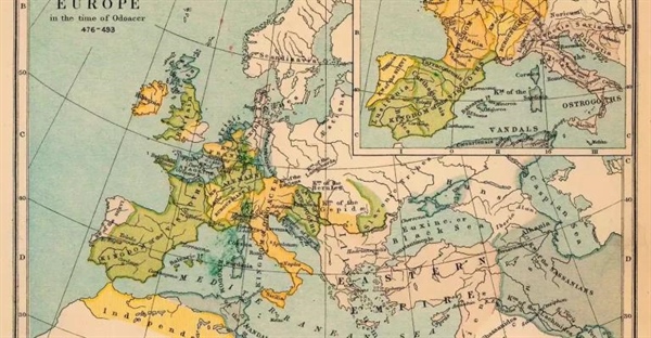 فهرستی کوتاه از وقایع سقوط امپراتوری روم