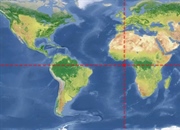 تلاقی خط استوا و نصف النهار مبدا کجاست؟