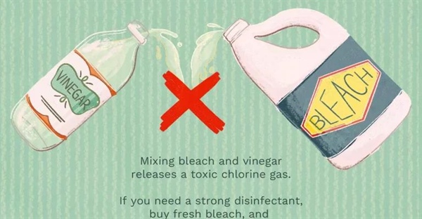 ترکیب وایتکس و سرکه: چرا این کار خطرناک است؟