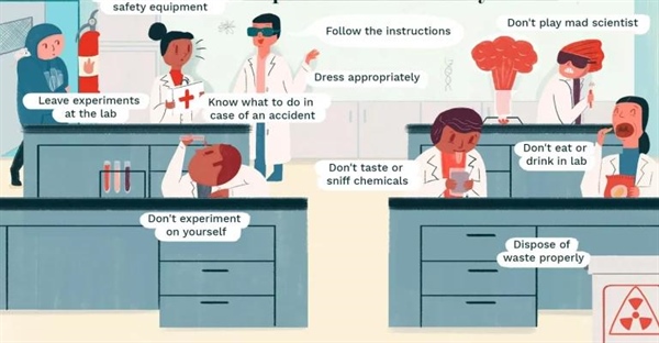 اصول ایمنی در آزمایشگاه شیمی: نکات حیاتی برای جلوگیری از حوادث