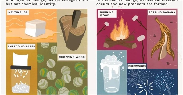 تفاوت تغییرات فیزیکی و شیمیایی: مثال ها و نکات کلیدی