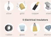 10 نمونه از هادی ها و عایق های الکتریکی