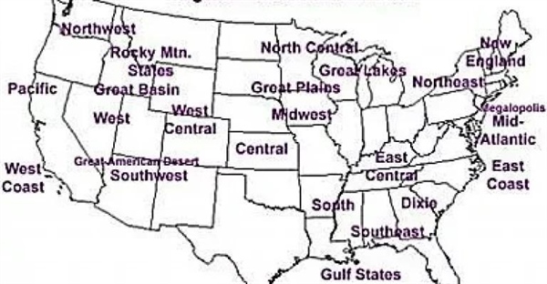 آیا با مناطق مختلف ایالات متحده آمریکا آشنا هستید؟ + راهنمای جامع