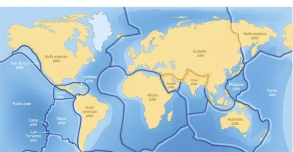 نقشه صفحات تکتونیکی و مرزهای آن‌ها: راهنمای جامع زمین‌لرزه‌ها و کوه‌ها