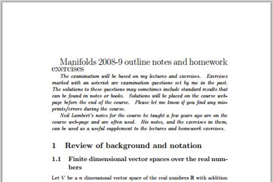 جزوه منیفلد