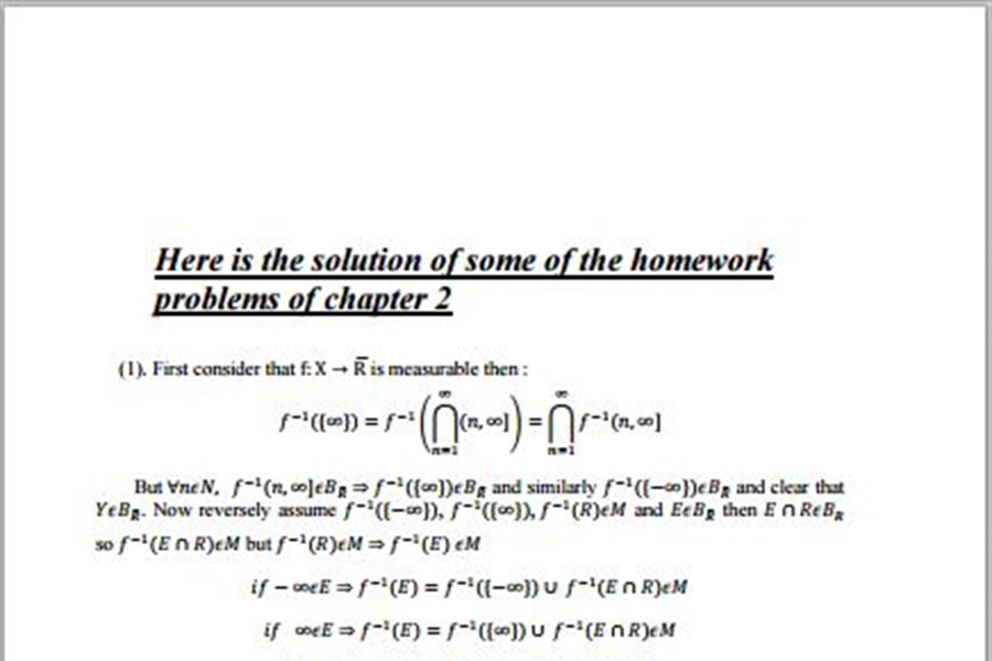 حل چند مسئله از آنالیز