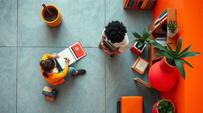 آموزش گرامر تمرین زبان با یک دوست