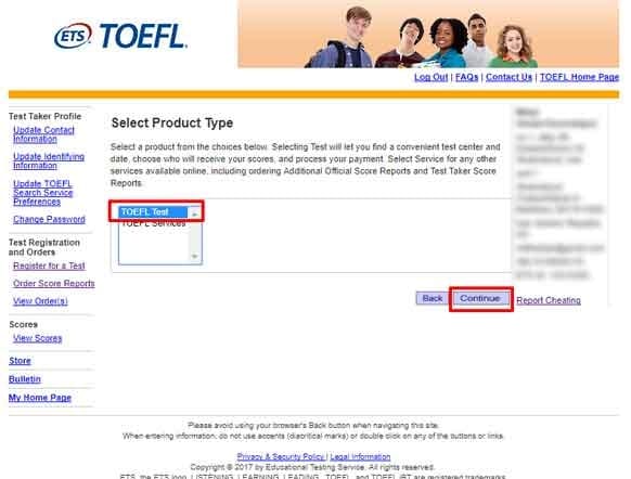 تافل روی گزینه continue کلیک کنید