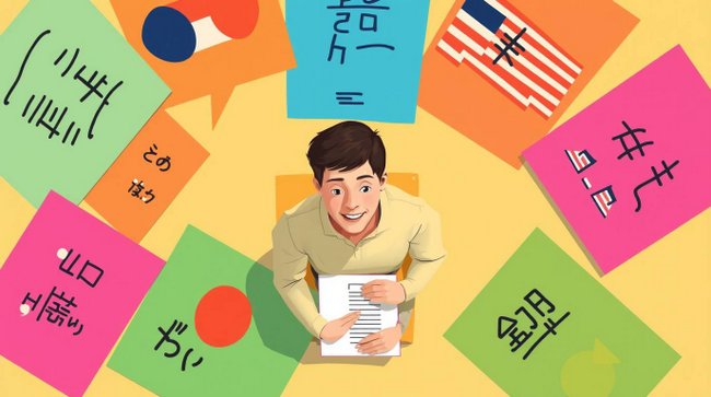 تلاش برای یادگیری نکات جدید زبان