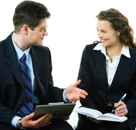 smile while introducing yourself