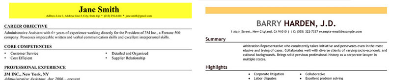 نوشتن آدرس در رزومه