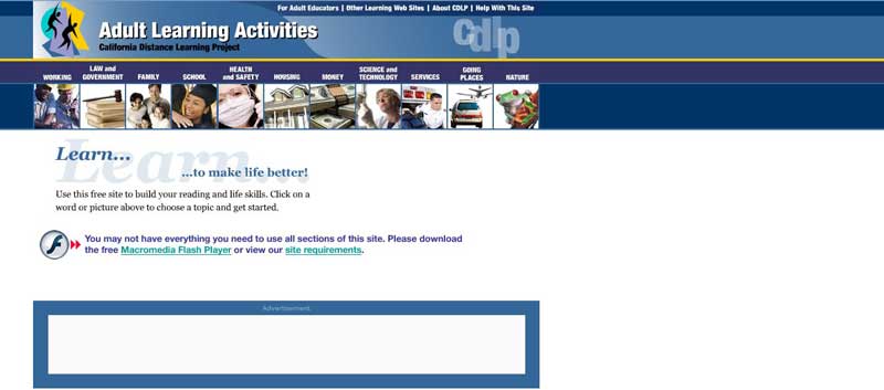 تصویری از وبسایت cdlp
