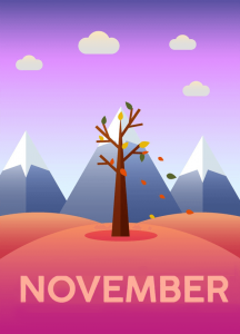November (Nov.) نوامبر