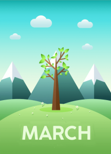 March (Mar.) مارس