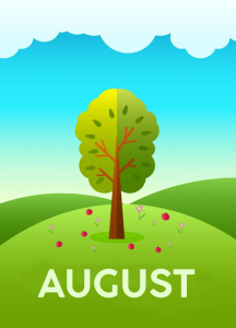 August (Aug.) آگوست
