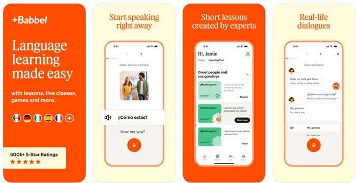 اپلیکیشن اپلیکیشن Babbel