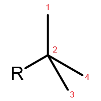 ساختار شیمیایی t-بوتیل