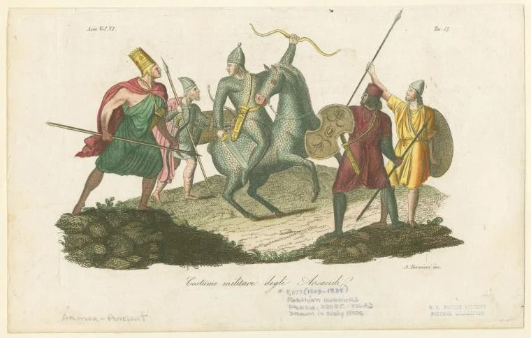 لباس‌های نظامی اشکانی