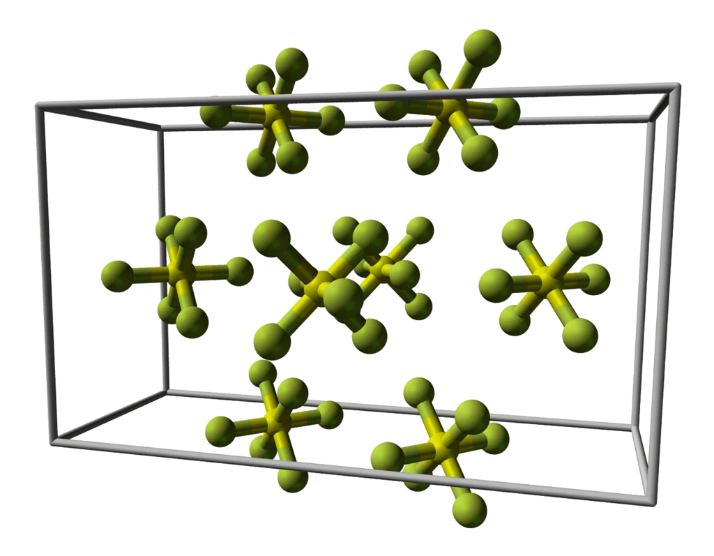 ساختار هگزا فلوراید گوگرد
