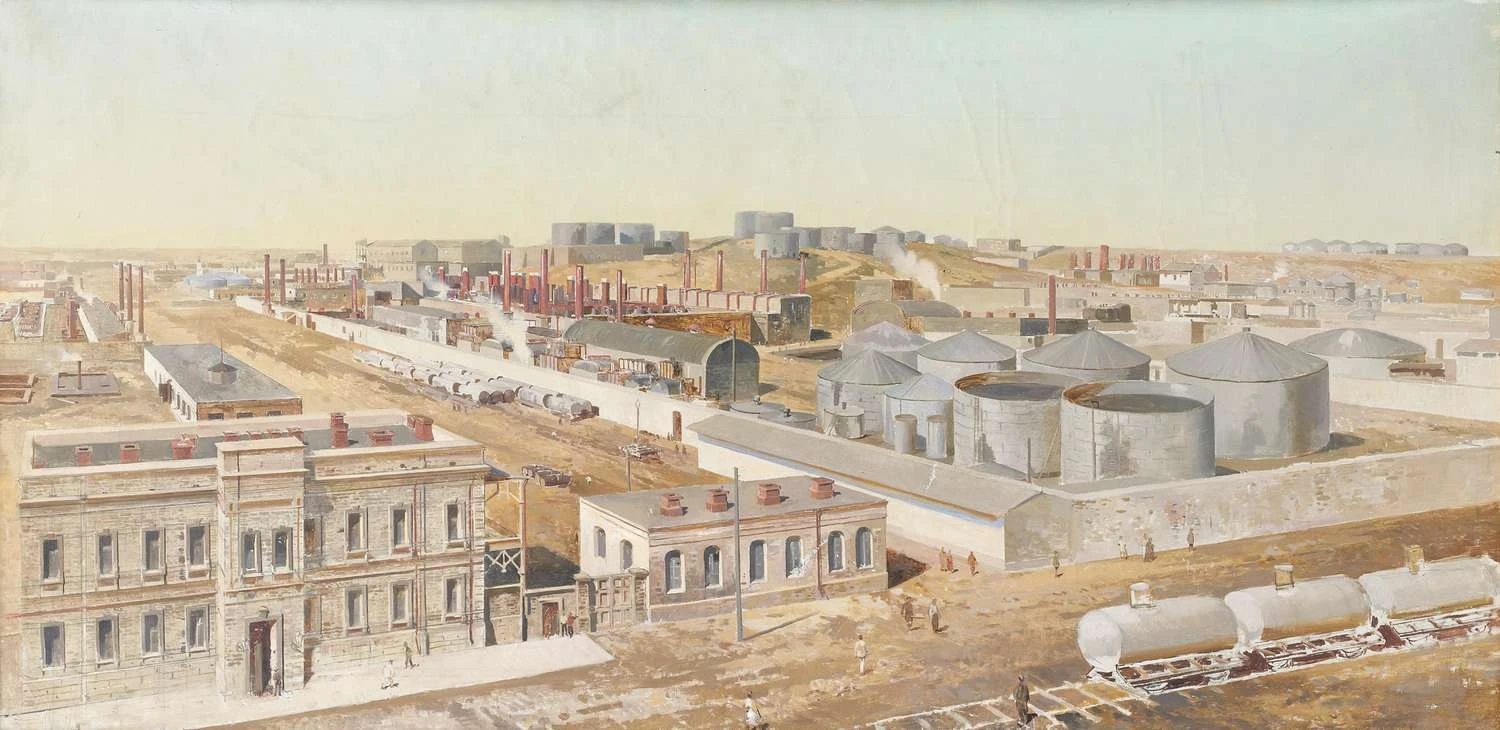 شرکت نفت برادران نوبل در باکو، نیمه دوم قرن نوزدهم. مجموعه خصوصی.