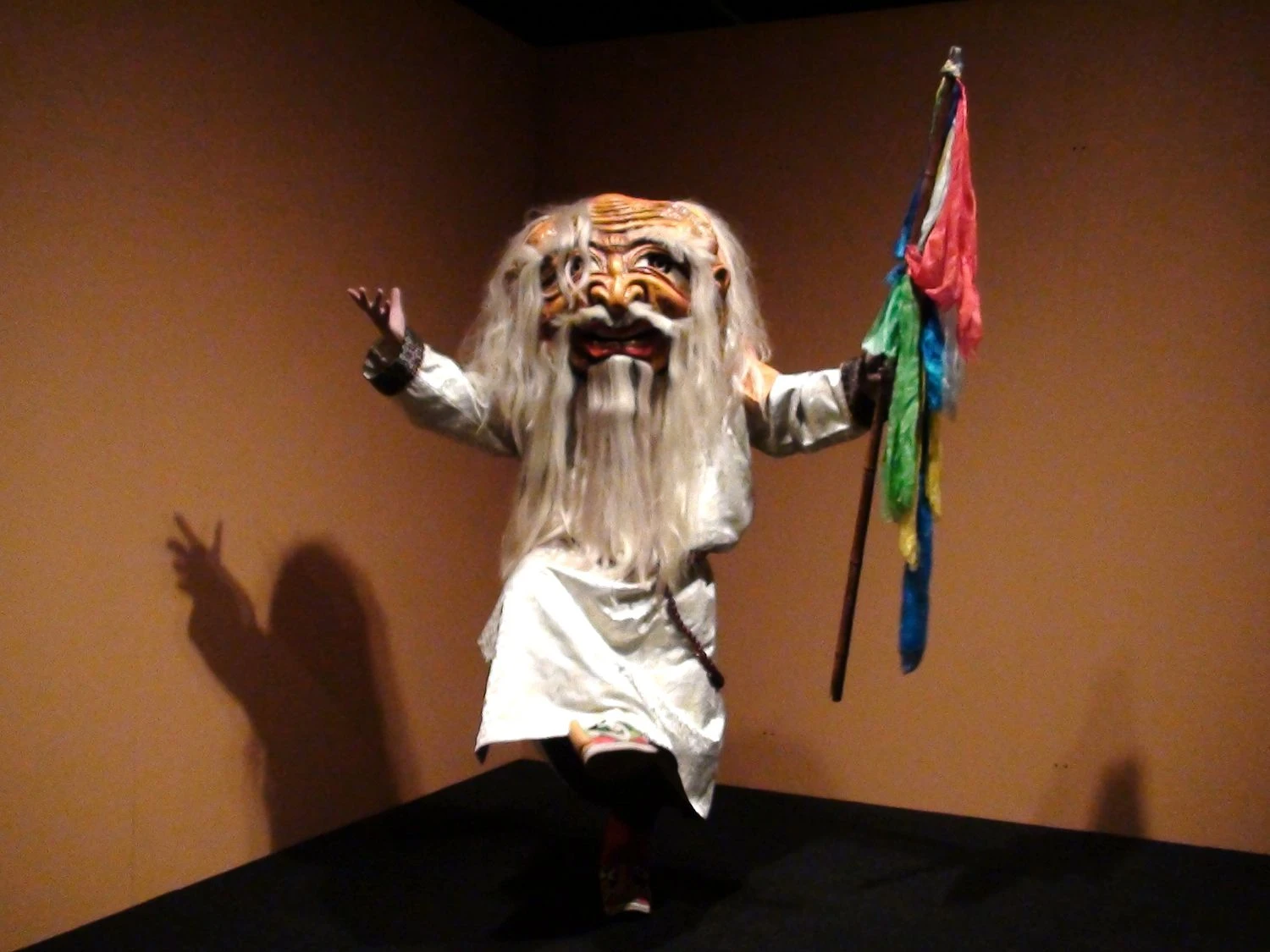 تصویری از رقص شمن‌باوری مغولی