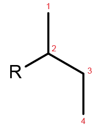 ساختار شیمیایی s-بوتیل